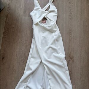 Show Me Your Mumu Ivory Cutout Dress